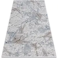 Rugsx Matta ACRYLIC VALS 0073 Marble grå / ivory 70x140 cm