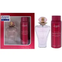 Sapil Nancy Pink frn fr kvinnor - 2 st presentset 1.7oz EDP Spray 5.1oz Deodorant Spray