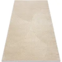 Rugsx Matta BALANCE 0194 taupe - Geometrisk, strukturell, glamour 80x150 cm