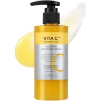MISSHA Vita C Allt-i-ett Bubble Foam Ansiktsrengring 6,76 Fl oz / 200ml- Deep Pore Detox Magic Bubbles med 99% ren vitamin C Koreansk ansiktstv