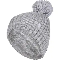 Heat Holder Ladies Ribbad Manschett Termisk Isolerad Vinter Pom Pom Bobble Mössa