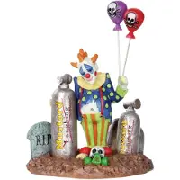 Lemax Spooky Town Ballong Clown Figur Figur Halloween Dekor #32103