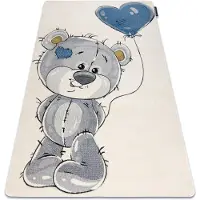 Rugsx Matta PETIT TEDDY nallebjörn grädde 200x290 cm