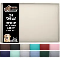 Gorilla Grip Silicone Pet Feeding Mat Dog Food Mats Innehller spill skyddar golv Vattentta placemats fr vattenskl Upphjda kanter fr katt oc