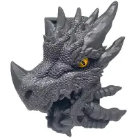 Jojomino Dragon Book Holder Friar Dragon Bookends Book Ends, 7-Tums Resin Book Holder