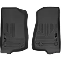 Husky Liners 19-24 Jeep Wrangler JL/JLU WeatherBeater Front Row Black Floor Liners - 13021