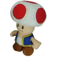 Nintendo officiella Super Mario Toad Plush 8 "