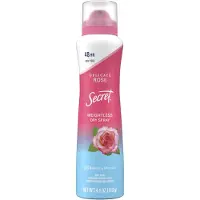 Secret Dry Spray Antiperspirant Deodorant fr kvinnor 48 timmars viktls svett- och luktskydd skonsam mot huden Vildros och arganolja doft 4,1 oz