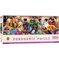 Masterpieces 1000-bitars pussel fr vuxna familjer eller ungdomar - Flower Box Lekplats - 13"x39"