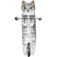 Agrimony Cat Roliga handdukar fr badrumskk - St dekorativ kattdekor Hngande tvttlappar Ansiktshanddukar Superabsorberande Mjuk - Inflyttning