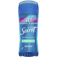 Secret Deodorant Antiperspirant Outlast fr kvinnor 48 timmars svett- och luktskydd PH Balancing Minerals Clear Gel Oparfymerad 3,4 oz