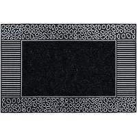Rugsx Dörrmatta halkskydd BH 222 stenar, utomhus, inomhus - silver 45x70 cm