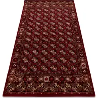 Rugsx Ullmatta OMEGA BUCHARA Ram, cirklar ruby 170x235 cm
