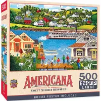 Masterpieces 500 bitar EZ Grip pussel fr vuxna familj eller ungdom - sta sommarminnen - 19,25"x26,75"