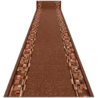 Rugsx Löpare anti-halk BOMBAY brun 100cm 100x770 cm