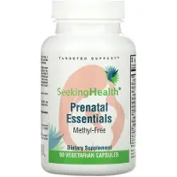 Seeking Health , Prenatal Essentials, Methyl-Free, 60 Vegetarian Capsules