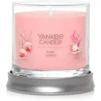 Yankee candle Pink Sands doftande signatur 4.3 oz liten tumlare singel wick ljus ver 20 timmars brnntid