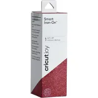 Cricut Joy Smart Glitter Iron On - Pink (5.5'X19 'Roll) - HTV Vrmeverfring Vinyl Compatible med Joy Machine