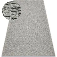 Rugsx Matta ORIGI 3667 grå - plattvävt SISAL-snöre 116x170 cm