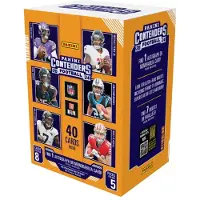 Panini 2024-25 Contenders NFL Football Blaster Box - Officiella Trading Cards - Inkluderar Blaster-exklusiva Parallels Rookie Tickets & Inserts -