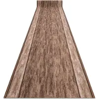 Rugsx Löpare anti-halk RAMA gum brun 67cm 67x750 cm