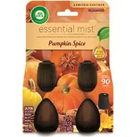 Air Wick Essential Mist Refills, 2-pack, Pumpkin Spice, Höstsdoft, Eteriska oljor
