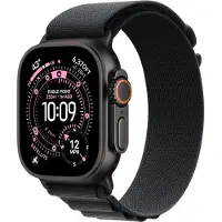 Apple Watch Ultra 3 GPS+Cellular 49 mm Svart Titanboett MF0X4 Stor Svart Alpine Loop