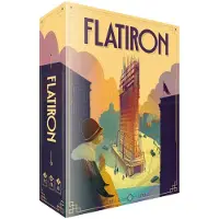 Ludonova Flatiron Board Game - Bygg den ikoniska skyskrapan i New York! Arkitektonisk strategispel Fun Family Game for Kids & Adults Ages 12+ 1-2 Spelare