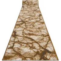 Rugsx Löpare BCF MORAD Marmur Marmor beige / grått guld 60 cm 60x180 cm