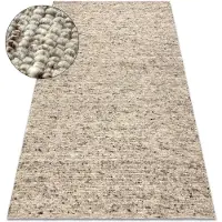 Rugsx NEPAL 2100 sand, beige matta - ylle, dubbelsidig, naturlig 160x220 cm