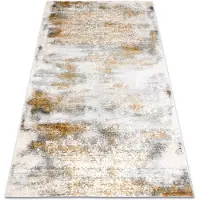 Rugsx Matta ACRYLIC ELITRA 8105 Abstraktion vintage elfenben / orange 240x350 cm
