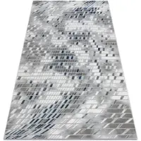 Rugsx Matta ACRYLIC VALS 8375 Geometrisk 3D ivory / grå 250x350 cm