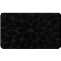 Rugsx Badrumsmatta SUPREME STONES, stenar, halkfri, mjuk - svart 60x100 cm