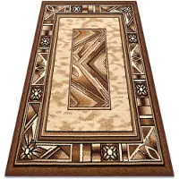Rugsx Matta BCF Morad OPAL frame, klassisk - beige 300x400 cm