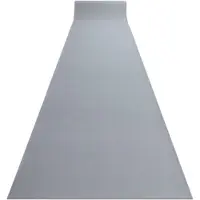 Rugsx Löpare anti-halk RUMBA tuggummi enfärgad grå 70 cm 70x1000 cm