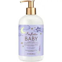 Shea Moisture SheaMoisture babyschampo och badmjlk Manuka honung och lavendel fr mtligt hr och hud Nattliga hud- och hrvrdsregimer 13 oz