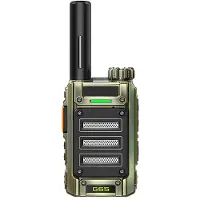 Tlily G65 Walkie Talkie UHF FM-Radio Långdistans Bärbar Skinkaamatör Tvåvägsradio Professionell Kommunikatör för Barn,B