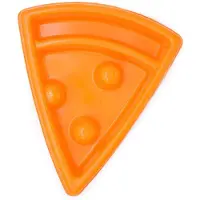 ZippyPaws - Happy Bowl - Slow Feeder Dog Bowl - Upp till 10x lngsammare tning - Diskmaskinsker, halkfri - Pizza