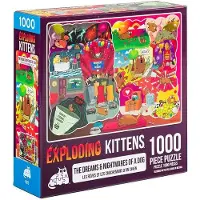 Exploding Kittens 1000 Bitars Pussel - Drömmar och Mardrömmar av en Hund, Pussel för Vuxna
