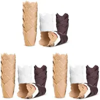 Typecat 600St Tulip Cupcake Liners, Muffin Liners Hållare för Bakningsmuggar, Fettfast Cupcake Wraps för Fest, Jul
