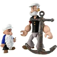 HUGO BOSS Boss Fight Studio Poopdeck Pappy Popeye Klassiska Wave 2 Samlarfigur - Välartikulerad Figur med Tillbehör