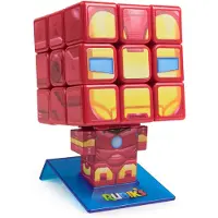 Rubik's Rubiks Cube Iron Man Cuber Problemlsning Brain Teaser Samlarobjekt Fidget Toy Marvel Julklappar fr tonringar Strumpor fr ldrar 8+
