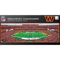 Masterpieces 1000 bitar sport pussel - NFL Washington Commanders Center View Panoramic - 13"x39"