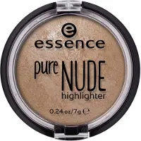 Essence Cosmetics essence | Pure NUDE Highlighter, 10 Be My Highlight | Naturlig och subtil glöd | Vegansk & Cruelty Free | - Beige