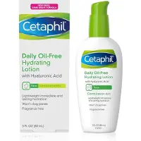Cetaphil Daily Hydrating Lotion fr ansikte med hyaluronsyra 3 fl oz som varar 24 timmar hydrering fr kombination av hud ingen tillsatt doft ick