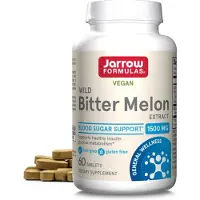 Jarrow Formulas , Vegan Vild Bitter Melon Extrakt, 1 500 mg, 60 Tabletter (750 mg per Tablet)