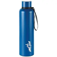 Milton Aura 1000 termostlflaska 1,05 liter mrkbl | 24 timmar varmt och kallt | Ltt att bra | Rost- och lckagesker | Te | Kaffe | Kontor| G