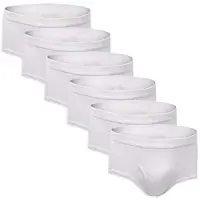 Fruit Of The Loom Men's Premium Brief (6 Pack) White Large