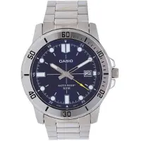 Casio Klocka - - MTP-VD01D-2B - Kvarts - Blå - Rostfritt stål