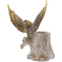 Jojomino Stump Blyertspenna Pennhållare Organizer Resin Ornament Staty Moderns Hemkontor Statyett Dekor Desktop B